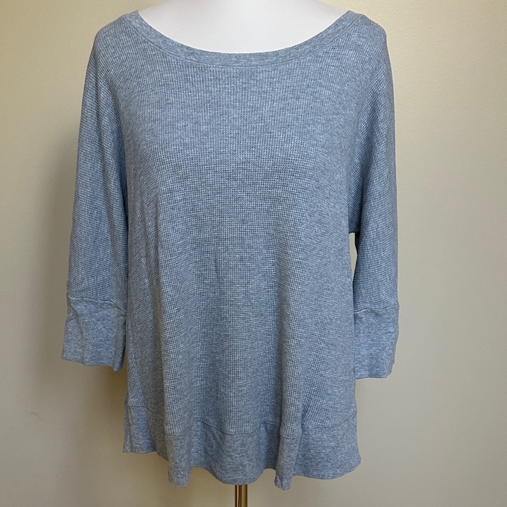 Splendid Light Gray Long Sleeve Top
